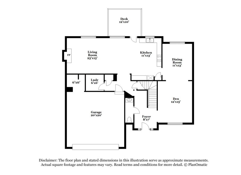2,345/Mo, 3293 Rockmill Dr Ellenwood, GA 30294 Floor Plan View