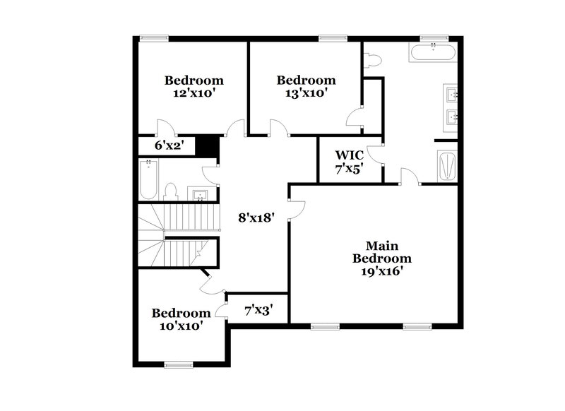 3,440/Mo, 4485 Belcamp Rd Fairburn, GA 30213 floorplan View