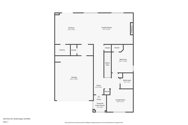 2,245/Mo, 520 Overo Dr McDonough, GA 30253 Floor Plan View