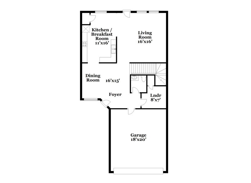 1,990/Mo, 1510 Persimmon Trace Morrow, GA 30260 Floor Plan View 2