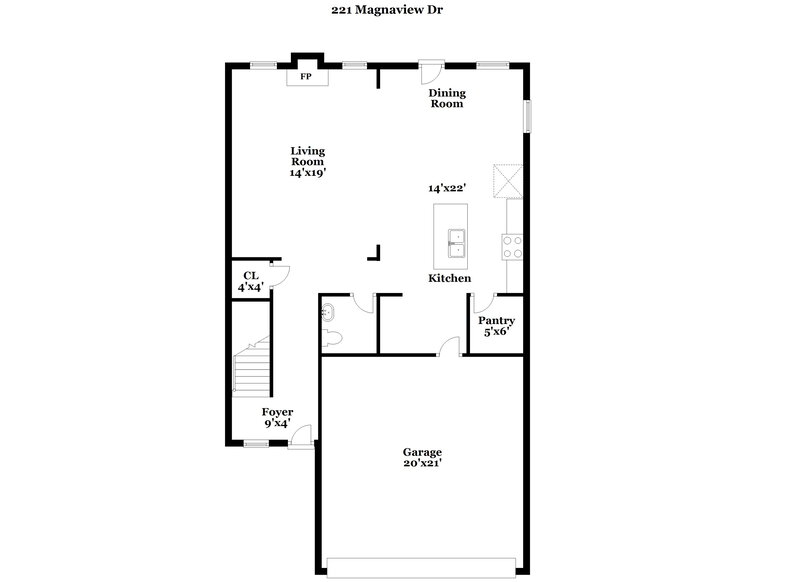 2,235/Mo, 221 Magnaview Dr McDonough, GA 30253 Floorplan View