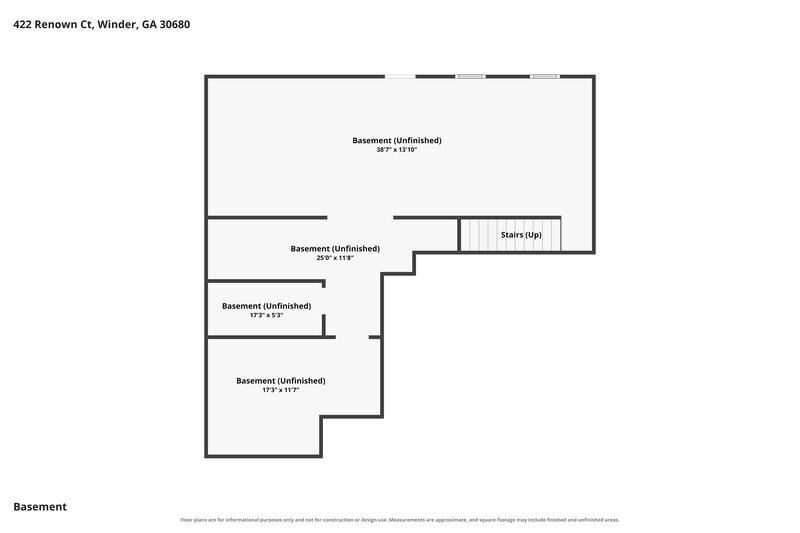 2,165/Mo, 422 Renown Ct Winder, GA 30680 Floor Plan View