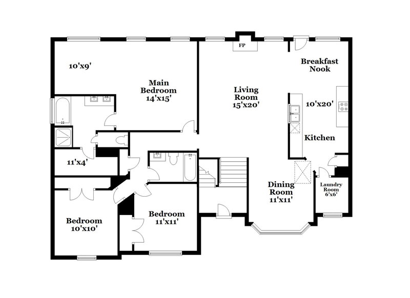 2,480/Mo, 1194 Opie Ln Lawrenceville, GA 30045 Floor Plan View