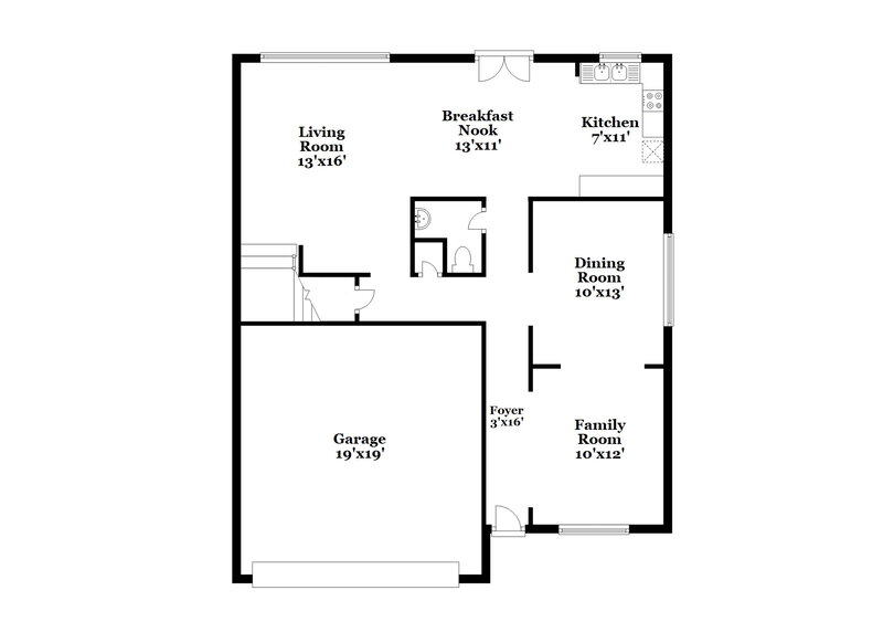 2,665/Mo, 340 Big Sky Pass Atlanta, GA 30349 Floor Plan View