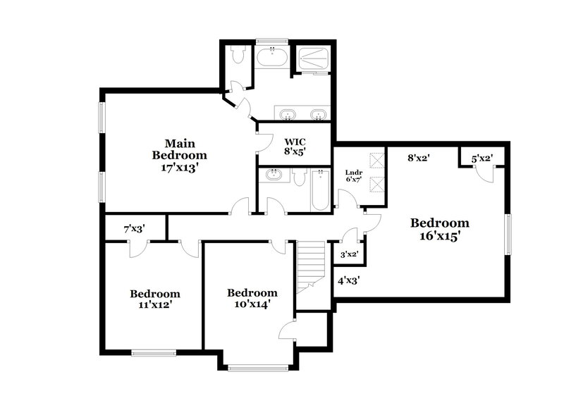 1,915/Mo, 3595 Lynley Mill Dr Dacula, GA 30019 Floor Plan View 2