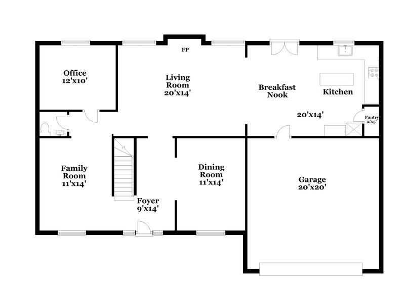 2,420/Mo, 6325 Polar Fox Ct Riverdale, GA 30296 Floor Plan View