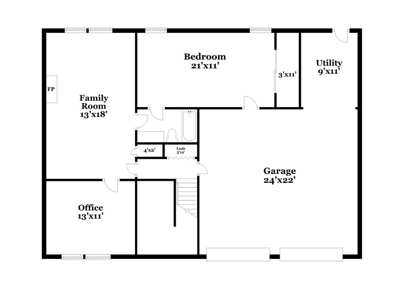 2,370/Mo, 2710 Luke Dr Ellenwood, GA 30294 Floor Plan View 2