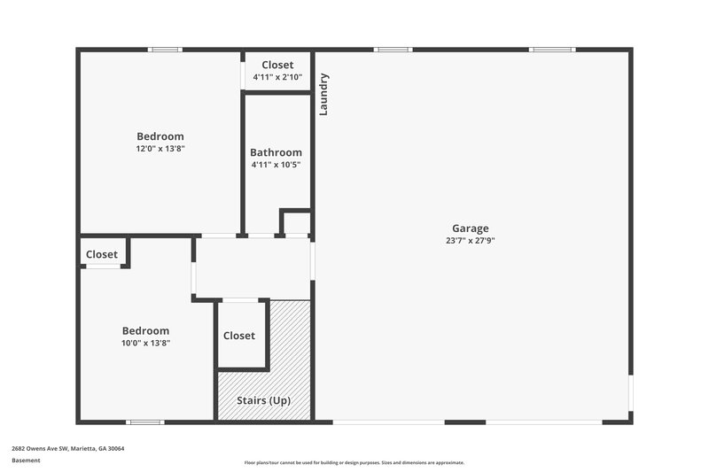 2,295/Mo, 2682 Owens Avenue SW Marietta, GA 30064 Floor Plan View 2