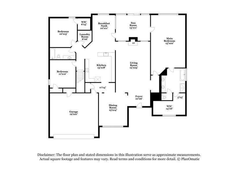 2,375/Mo, 1068 High Tide Trail Loganville, GA 30052 Floorplan View