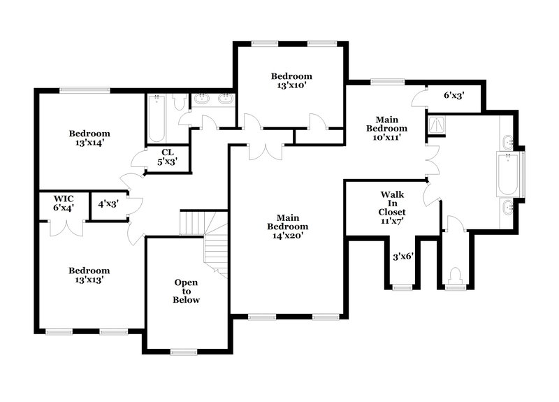 3,640/Mo, 186 Championship Ct Fayetteville, GA 30215 Floor Plan View 2