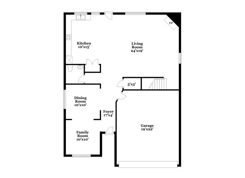3,150/Mo, 5259 Cantbury Way Atlanta, GA 30349 Floor Plan View