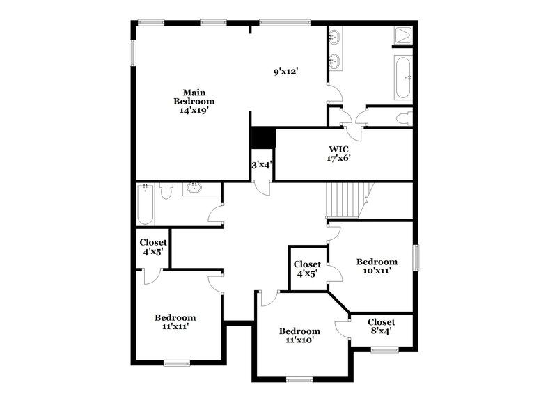 3,150/Mo, 5259 Cantbury Way Atlanta, GA 30349 Floor Plan View 2
