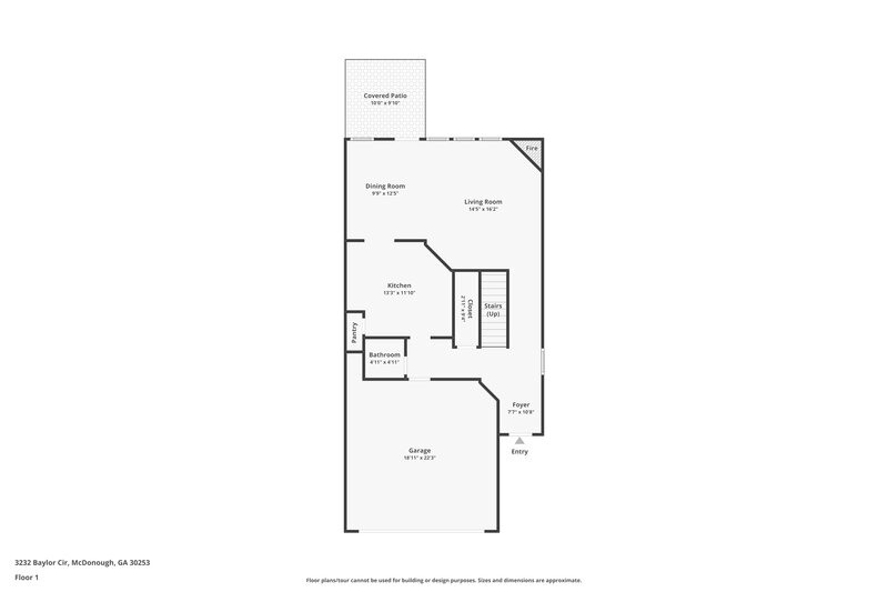 2,335/Mo, 3232 Baylor Cir McDonough, GA 30253 Floor Plan View