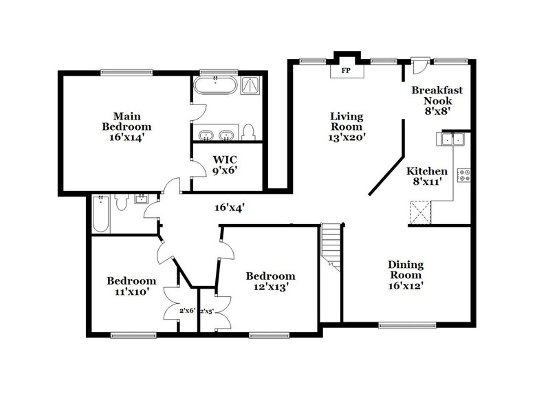 3,370/Mo, 1404 Paddocks Way Powder Springs, GA 30127 Floor Plan View 2