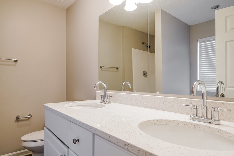 3,370/Mo, 1404 Paddocks Way Powder Springs, GA 30127 Main Bathroom View