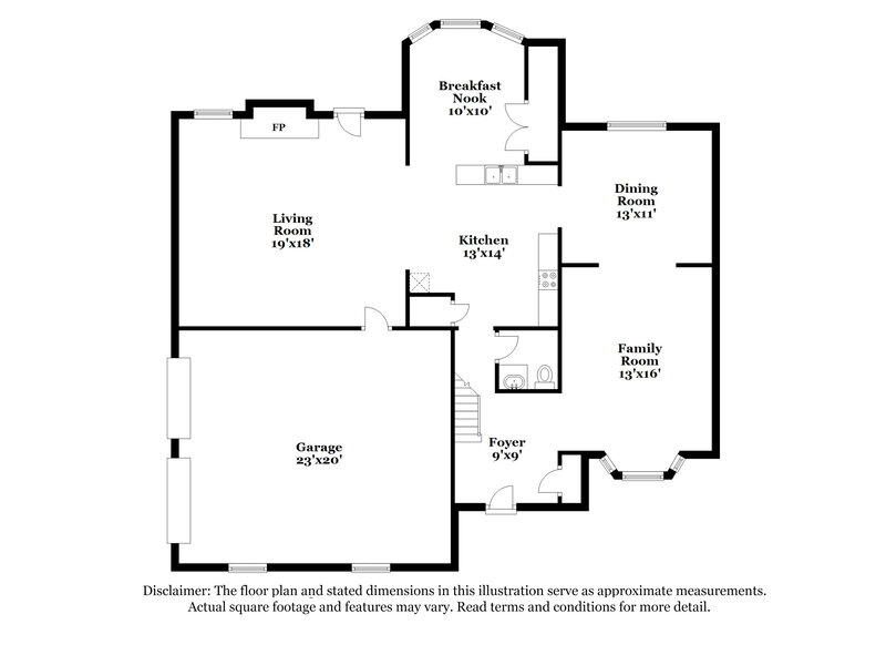 2,060/Mo, 2362 Rambling Way Lithonia, GA 30058 Floor Plan View