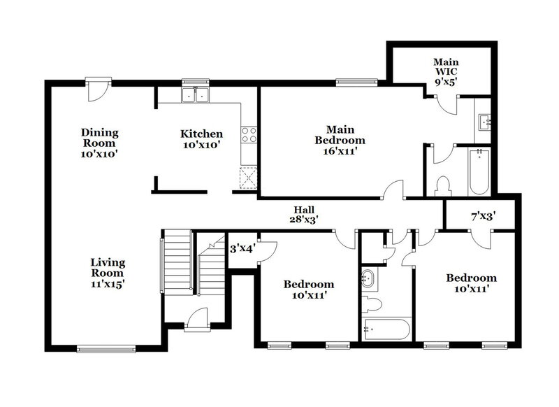 2,260/Mo, 4910 Brookstone Pkwy Ellenwood, GA 30294 Floor Plan View