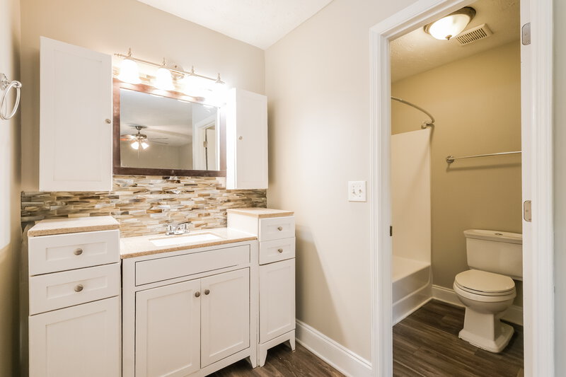 2,155/Mo, 4910 Brookstone Pkwy Ellenwood, GA 30294 Main Bathroom View