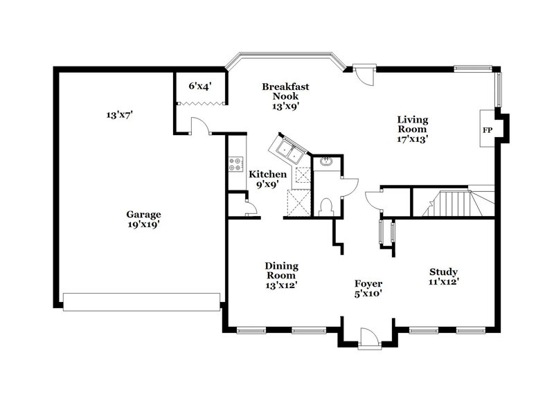 2,330/Mo, 2310 Camp Town Way Lawrenceville, GA 30044 Floor Plan View