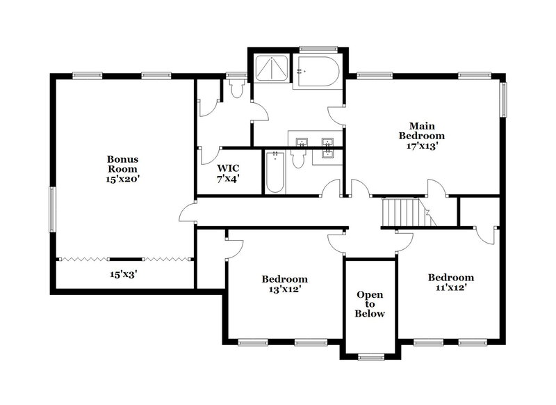 2,330/Mo, 2310 Camp Town Way Lawrenceville, GA 30044 Floor Plan View 2