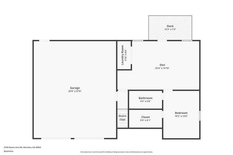 2,050/Mo, 2740 Owens Ave SW Marietta, GA 30064 Floorplan View 2