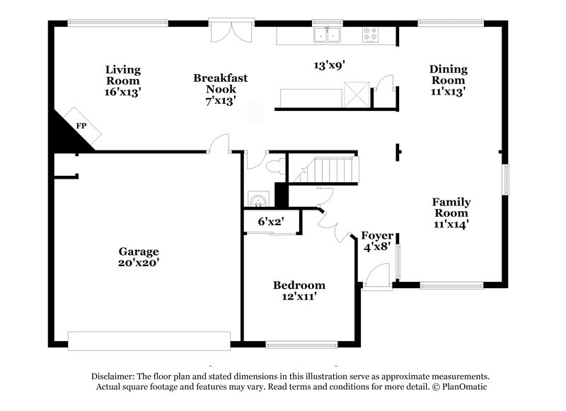 2,250/Mo, 1113 Liriope Ln SE Lawrenceville, GA 30045 Floorplan View