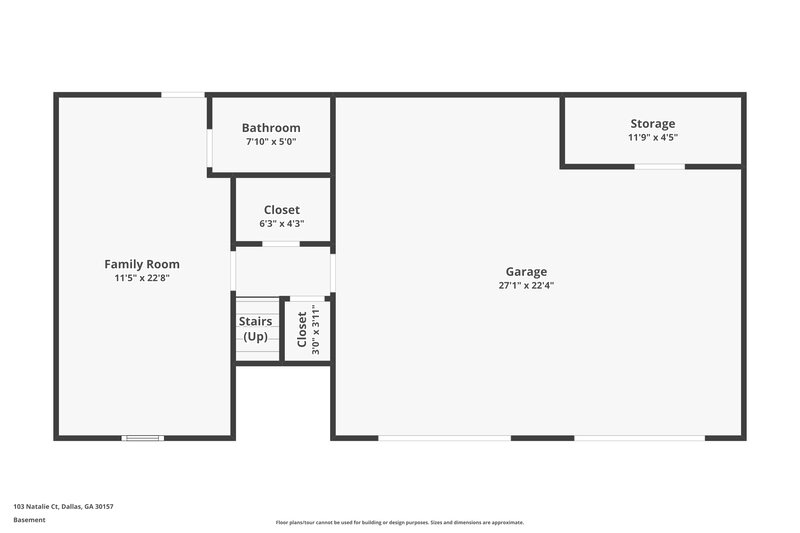 1,740/Mo, 103 Natalie Ct Dallas, GA 30157 Floorplan View