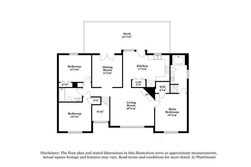 2,025/Mo, 108 Franklin Hills Ct Canton, GA 30114 Floor Plan View 2