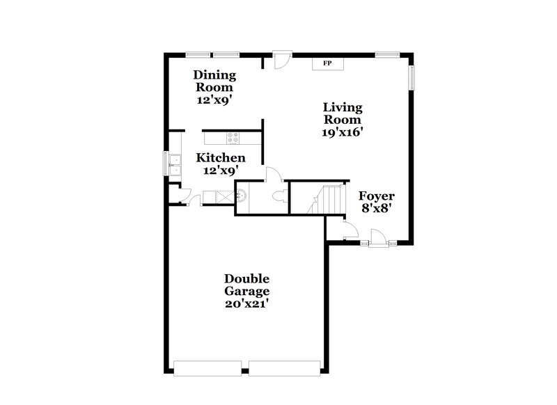 1,990/Mo, 208 Arbor Creek Dr Dallas, GA 30157 Floorplan View