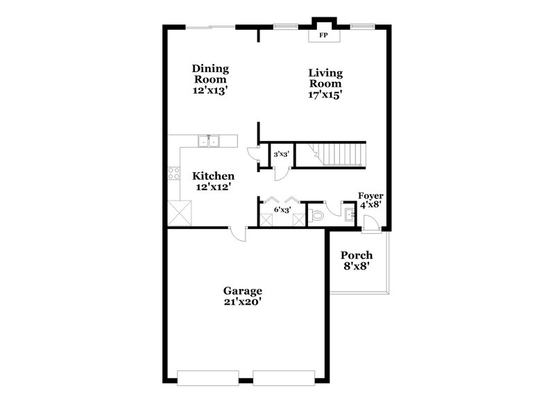 2,075/Mo, 2901 Albright Commons Kennesaw, GA 30144 Floor Plan View 2