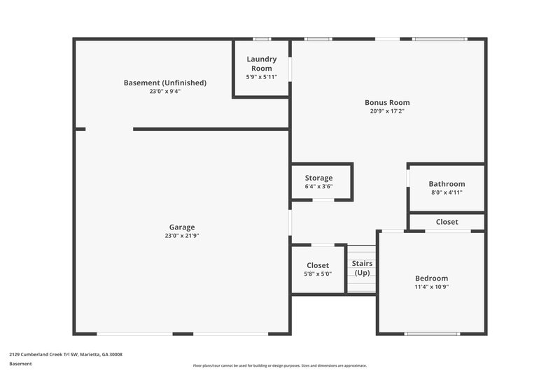 2,340/Mo, 2129 Cumberland Creek Trail SW Marietta, GA 30008 Floor Plan View