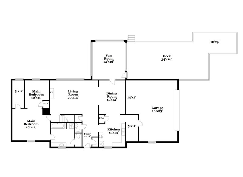 2,055/Mo, 285 Mimosa Dr Fayetteville, GA 30214 Floor Plan View
