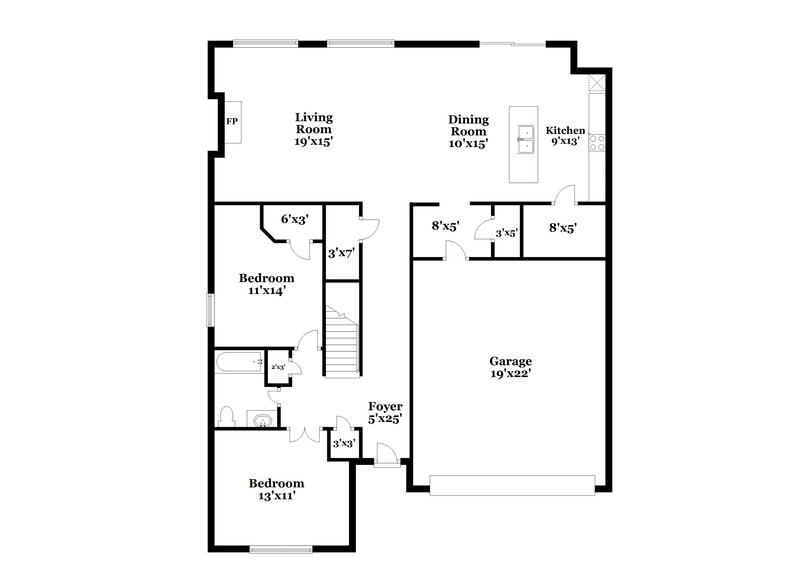 2,535/Mo, 637 Moorings Ave McDonough, GA 30253 Floor Plan View