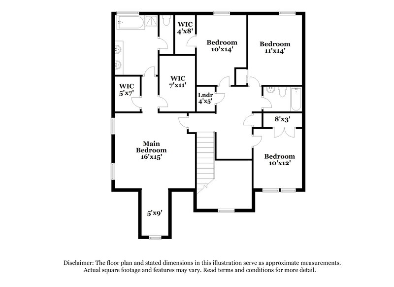 3,340/Mo, 6964 Foxmoor Way Douglasville, GA 30134 Floor Plan View 2
