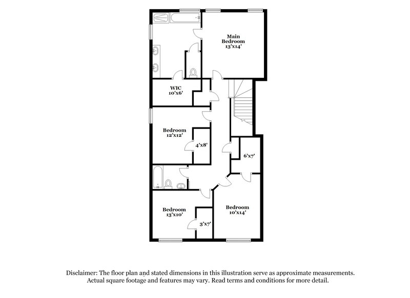 2,220/Mo, 3151 Bonnes Dr Lithonia, GA 30038 Floor Plan View