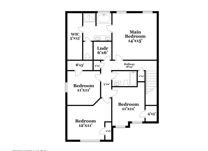 2,210/Mo, 754 Galveston Way McDonough, GA 30253 Floor Plan View 2