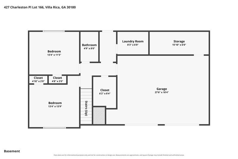 2,315/Mo, 427 Charleston Pl Villa Rica, GA 30180 Floor Plan View