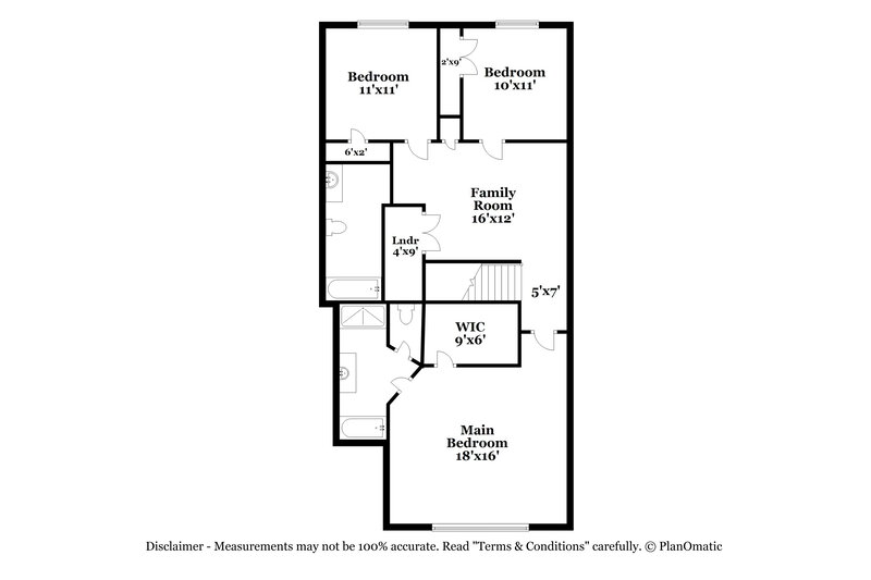 2,130/Mo, 1146 Brookstone Rd Atlanta, GA 30349 Floor Plan View 2