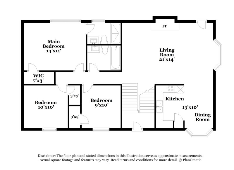 2,315/Mo, 2145 Atkinson Ln Lawrenceville, GA 30043 Floor Plan View 2