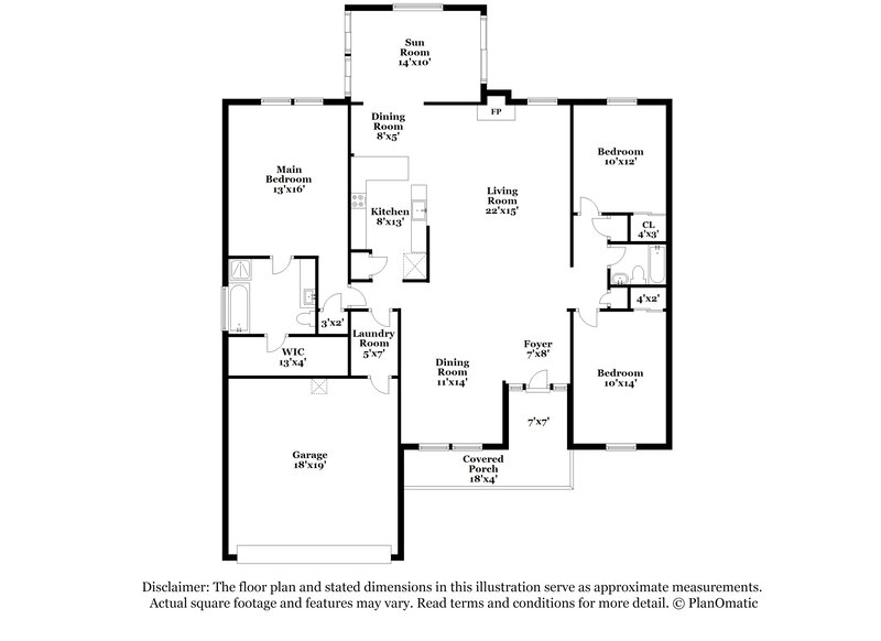 2,170/Mo, 3223 Deer Valley Dr NW Acworth, GA 30101 Floor Plan View