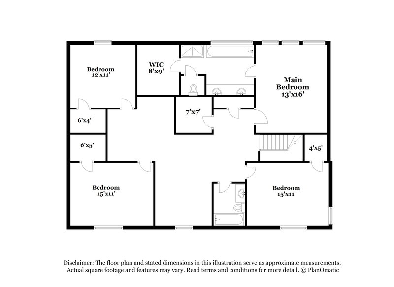 2,320/Mo, 2390 Village Green Dr Fairburn, GA 30213 Floorplan View