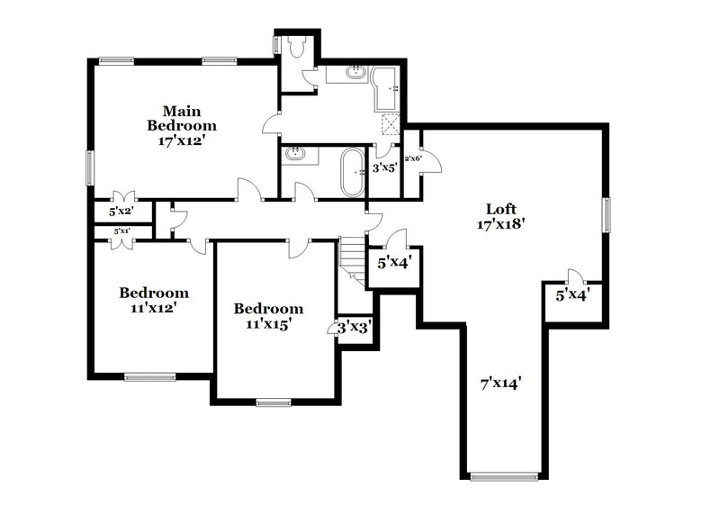 2,225/Mo, 146 Edison Dr Stockbridge, GA 30281 Floor Plan View 2