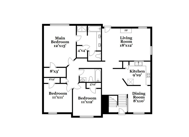 3,060/Mo, 4128 Misty Morn Way Powder Springs, GA 30127 Floor Plan View
