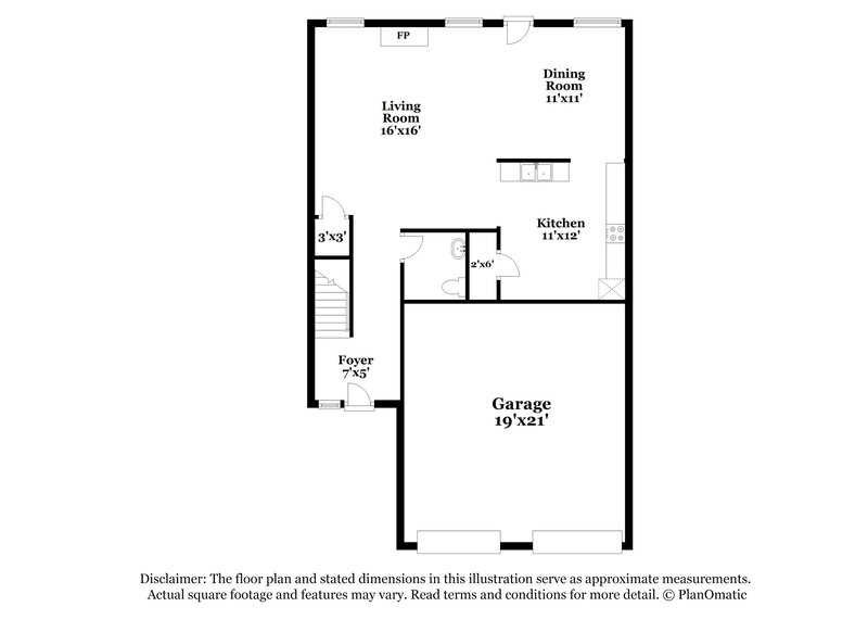 2,020/Mo, 5584 Bluegrass Dr Atlanta, GA 30349 Floor Plan View 2