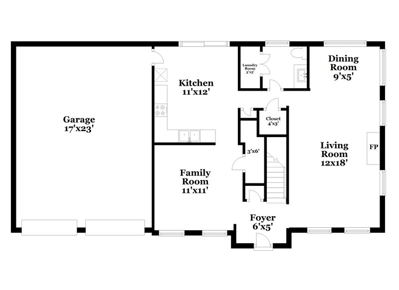 1,990/Mo, 1383 Ling Dr Austell, GA 30168 Floor Plan View