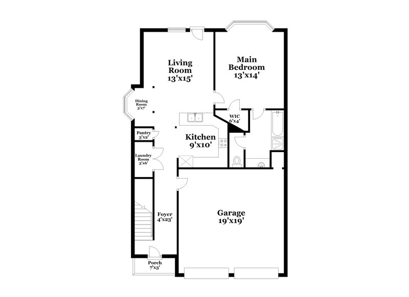 2,035/Mo, 168 Darbys Run Dr Hiram, GA 30141 Floor Plan View