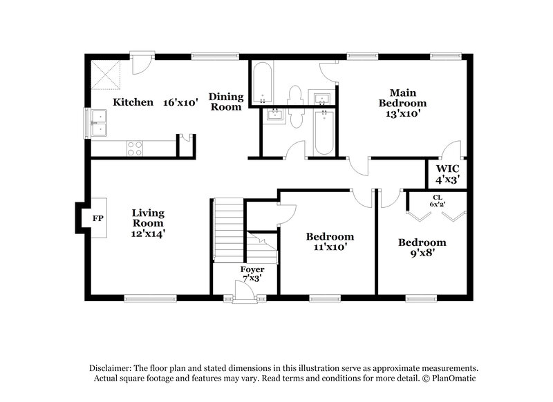 1,840/Mo, 205 Millwheel Dr Villa Rica, GA 30180 Floor Plan View 2