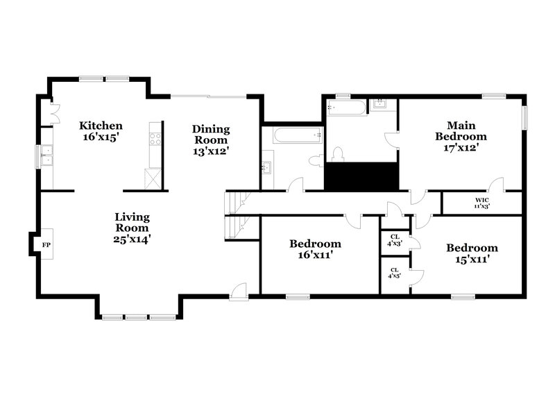 2,170/Mo, 4823 Chapelle Ct Marietta, GA 30066 Floor Plan View