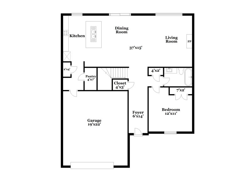 3,340/Mo, 324 Hamilton Pointe Dr McDonough, GA 30253 Floorplan View