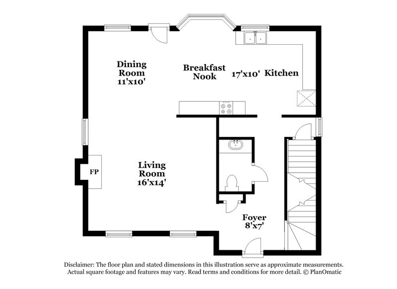 2,195/Mo, 420 Wood Chase Ln Canton, GA 30114 Floorplan View 2